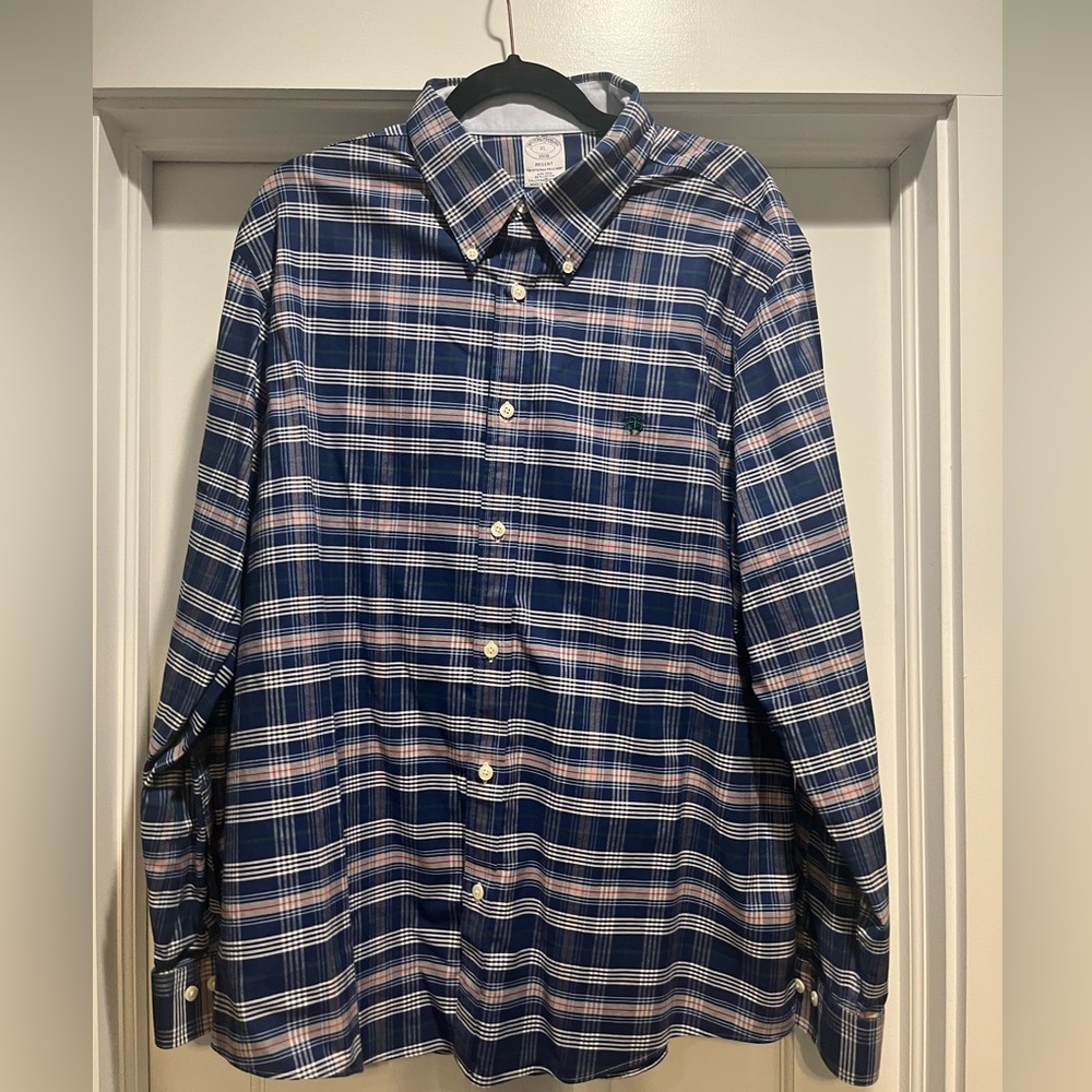 Mens Brooks Brothers Regent 1818 The Original Polo Shirt. Blue